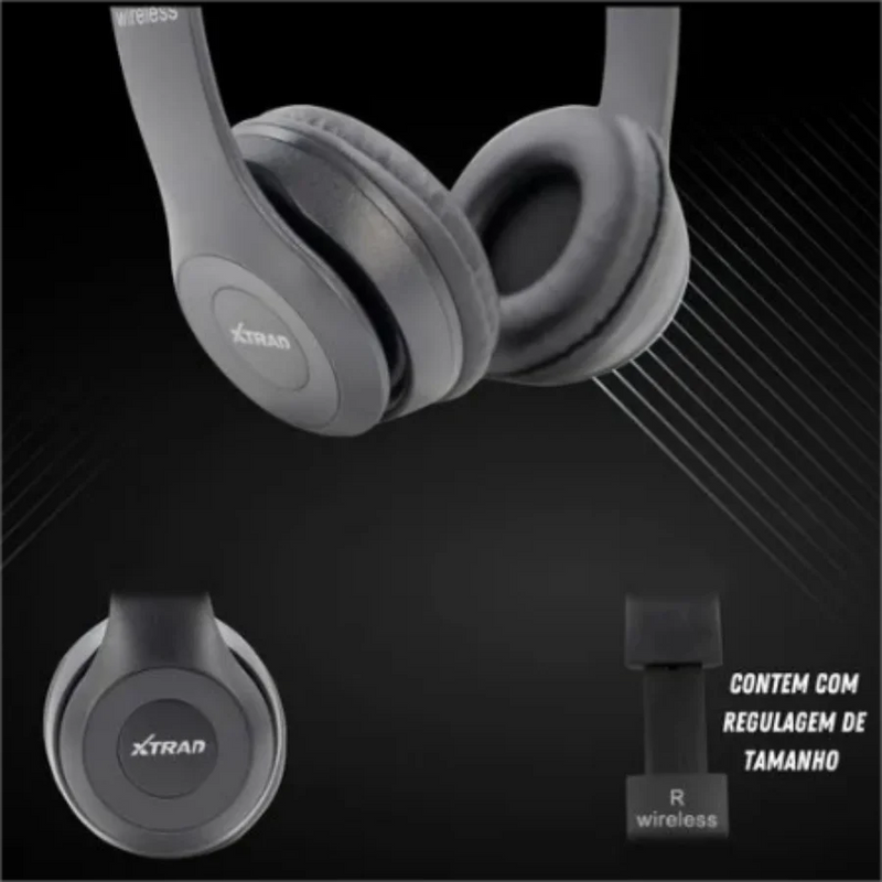 🎧💥 Fone de Ouvido XTRAD – Mergulhe em um Som Que É Puro Estilo!