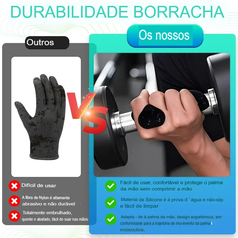 🏋️‍♂️🔥 Anti Grip de Silicone Trainer Gymnast - Mais Força, Mais Segurança