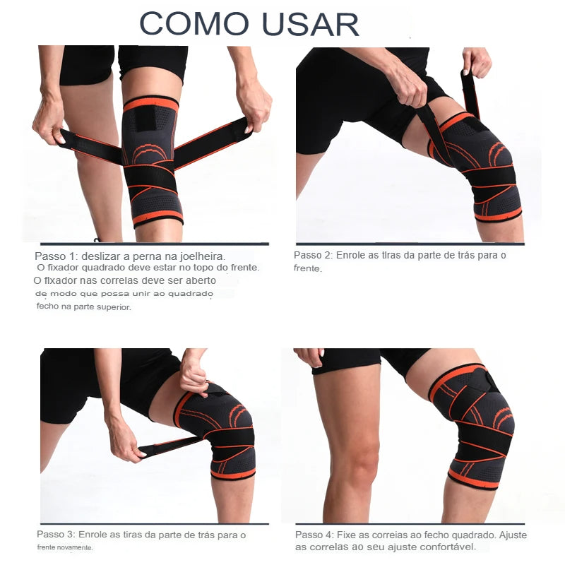 🛡️ KNEE GUARD PRO by STRYVEX – Proteção, conforto e desempenho em cada movimento!