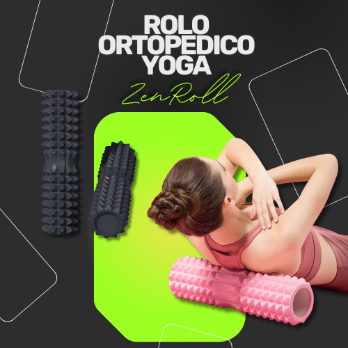 🧘‍♀️✨ ZenRoll – Rolo Ortopédico de Yoga para Corpo e Mente